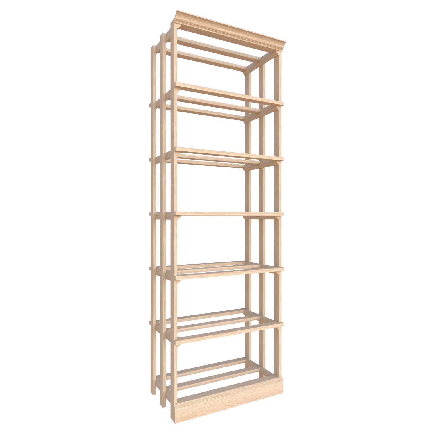 Premier Cru Wine Racks Full Height Wood Case - Premier Cru Premium Wooden Racking European Beech