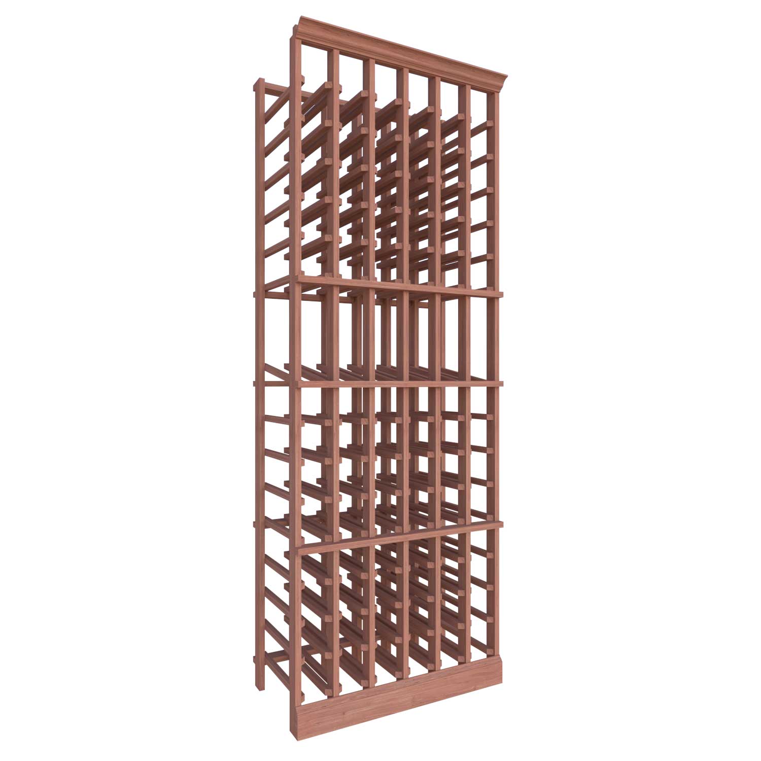 Premier Cru Wine Racks Full Height Standard (750ml) 6 Column - Premier Cru Premium Wooden Racking African Sapele