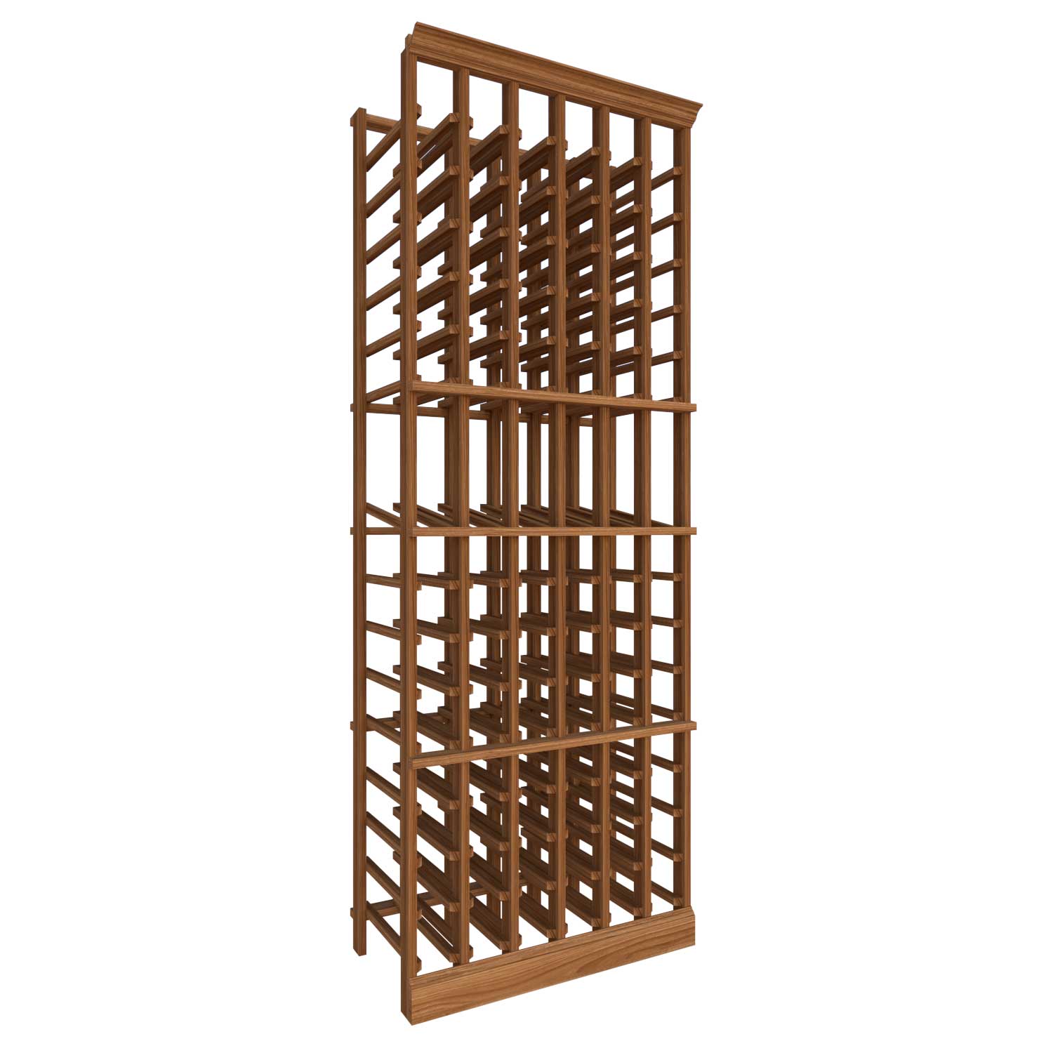 Premier Cru Wine Racks Full Height Standard (750ml) 6 Column - Premier Cru Premium Wooden Racking Canadian Toasted Maple