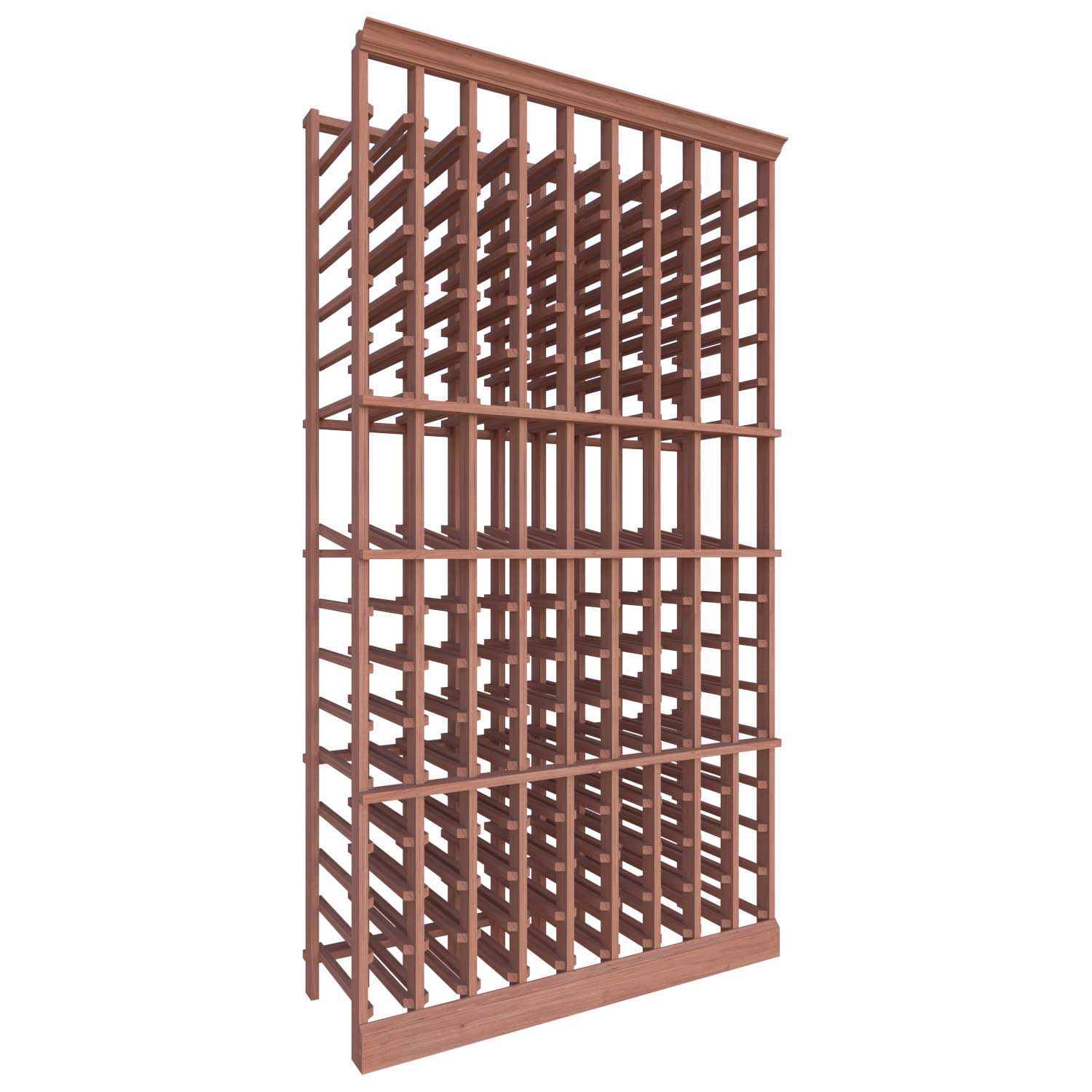 Premier Cru Wine Racks Full Height Standard (750ml) 9 Column - Premier Cru Premium Wooden Racking African Sapele