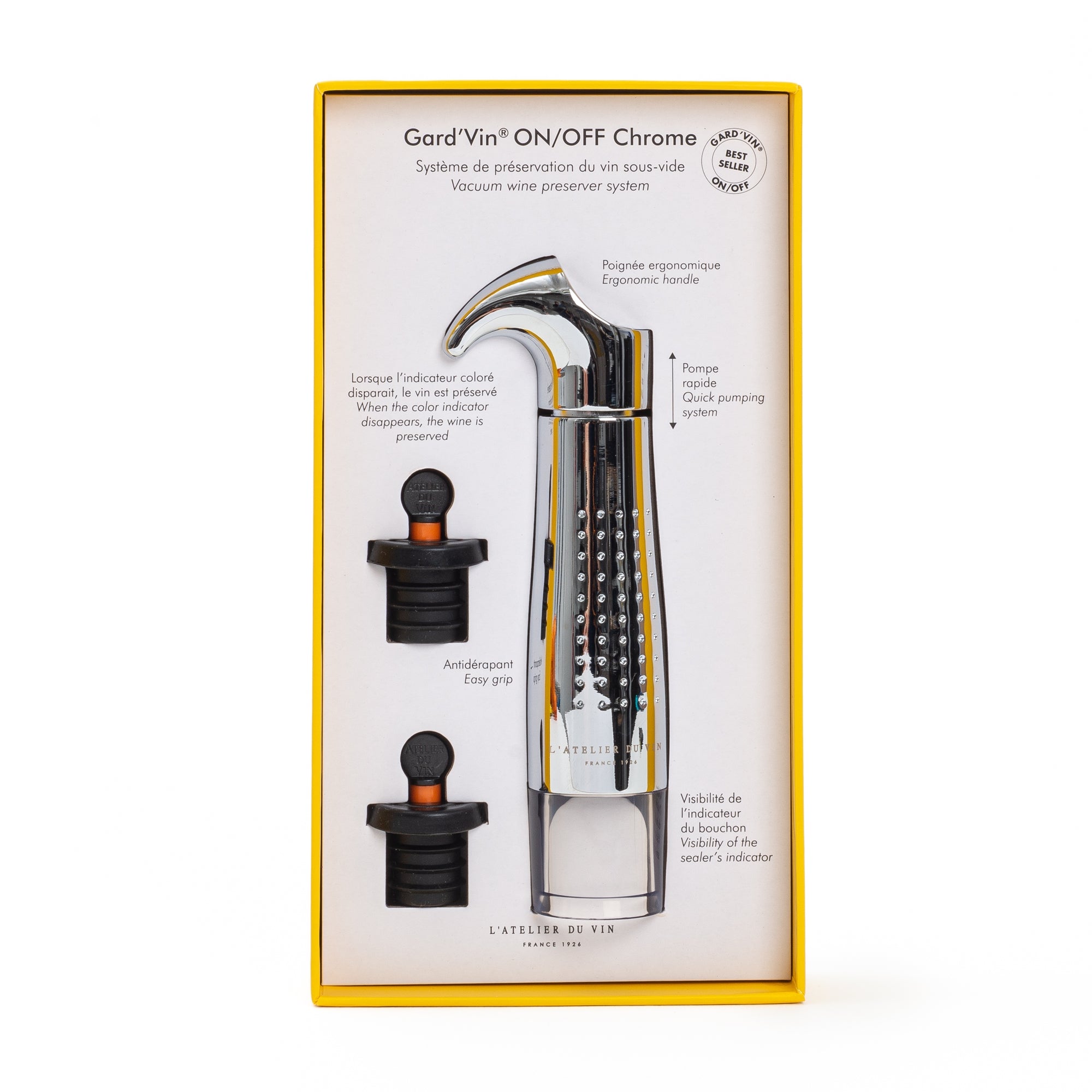 L'Atelier du Vin Gard'vin On/Off (Wine Keeper) Metal