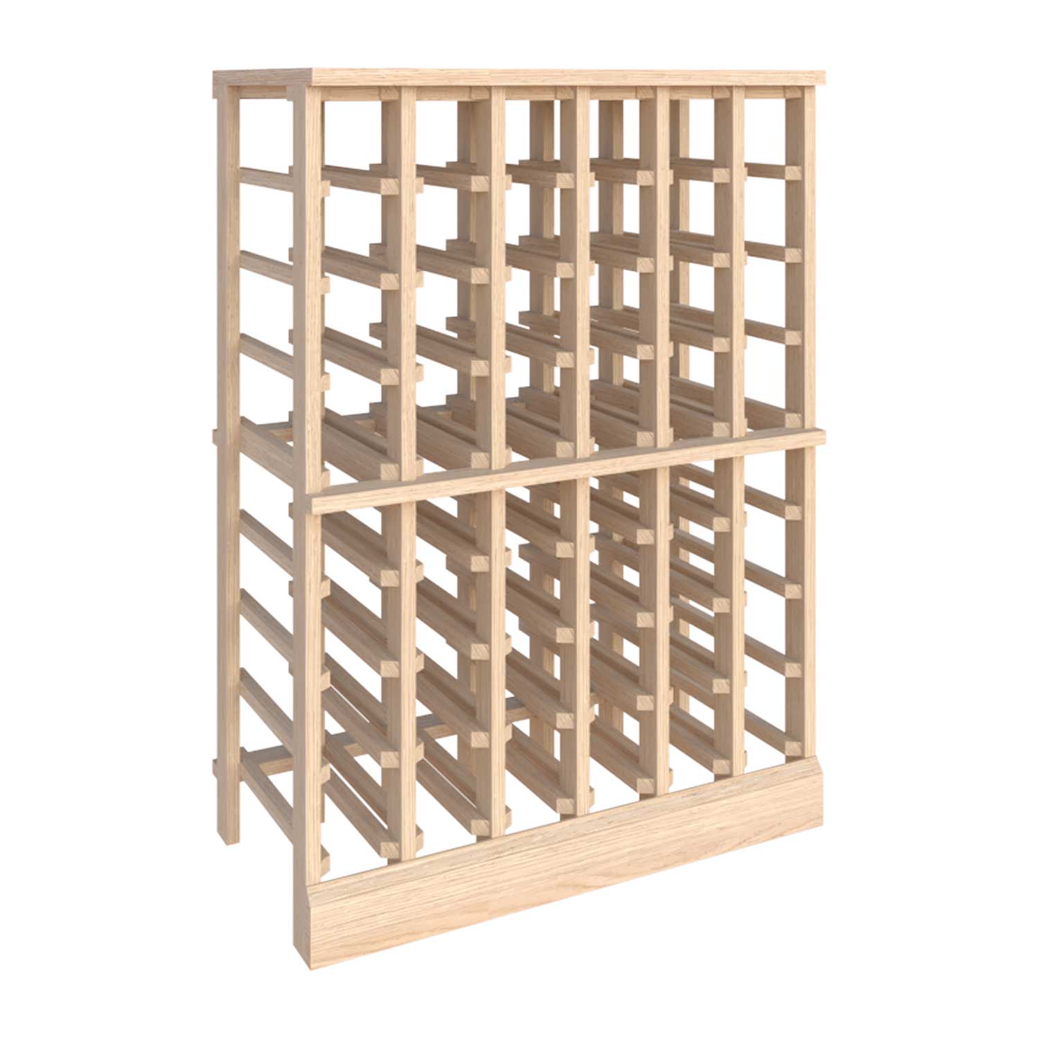 Premier Cru Wine Racks Half Height Standard (750ml) 6 Column - Premier Cru Premium Wooden Racking African Sapele