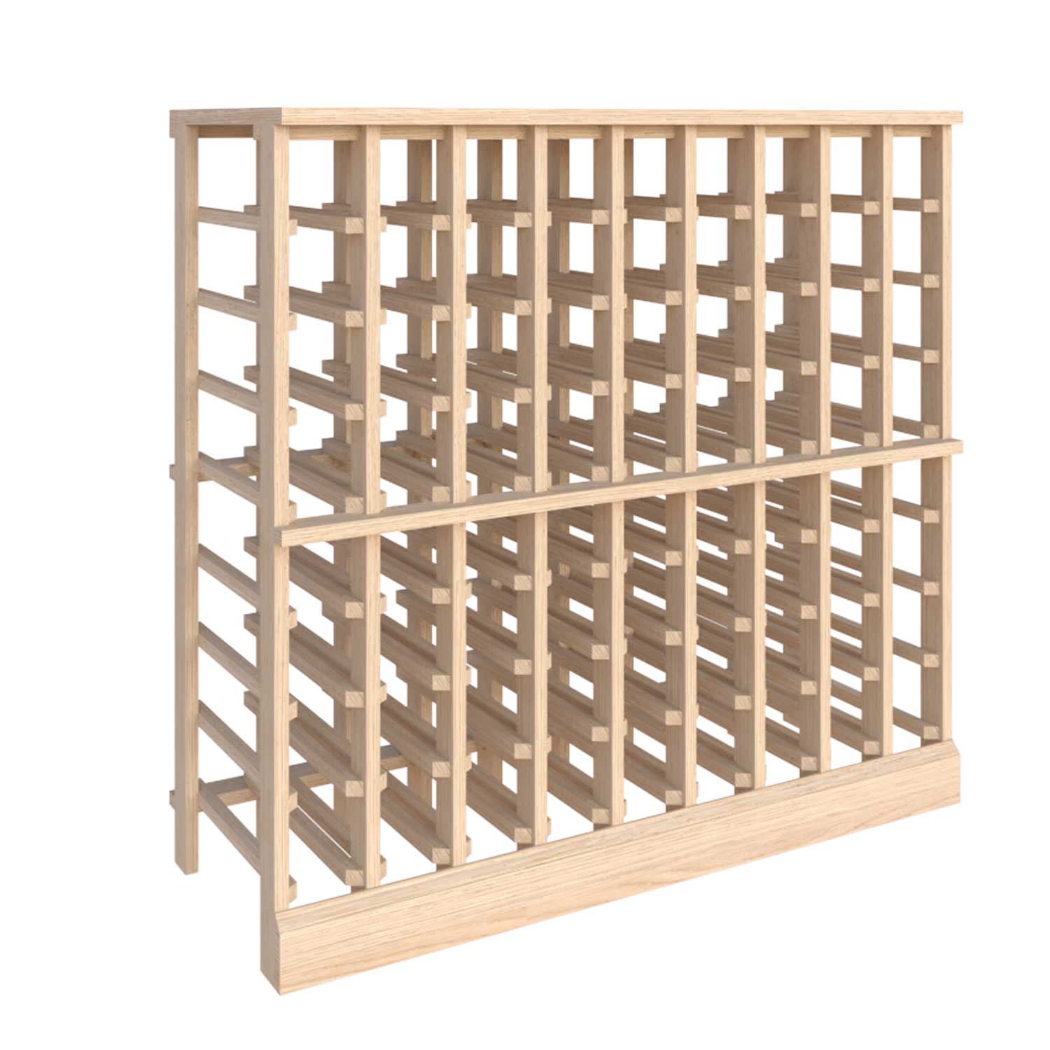Premier Cru Wine Racks Half Height Standard (750ml) 9 Column - Premier Cru Premium Wooden Racking European Beech