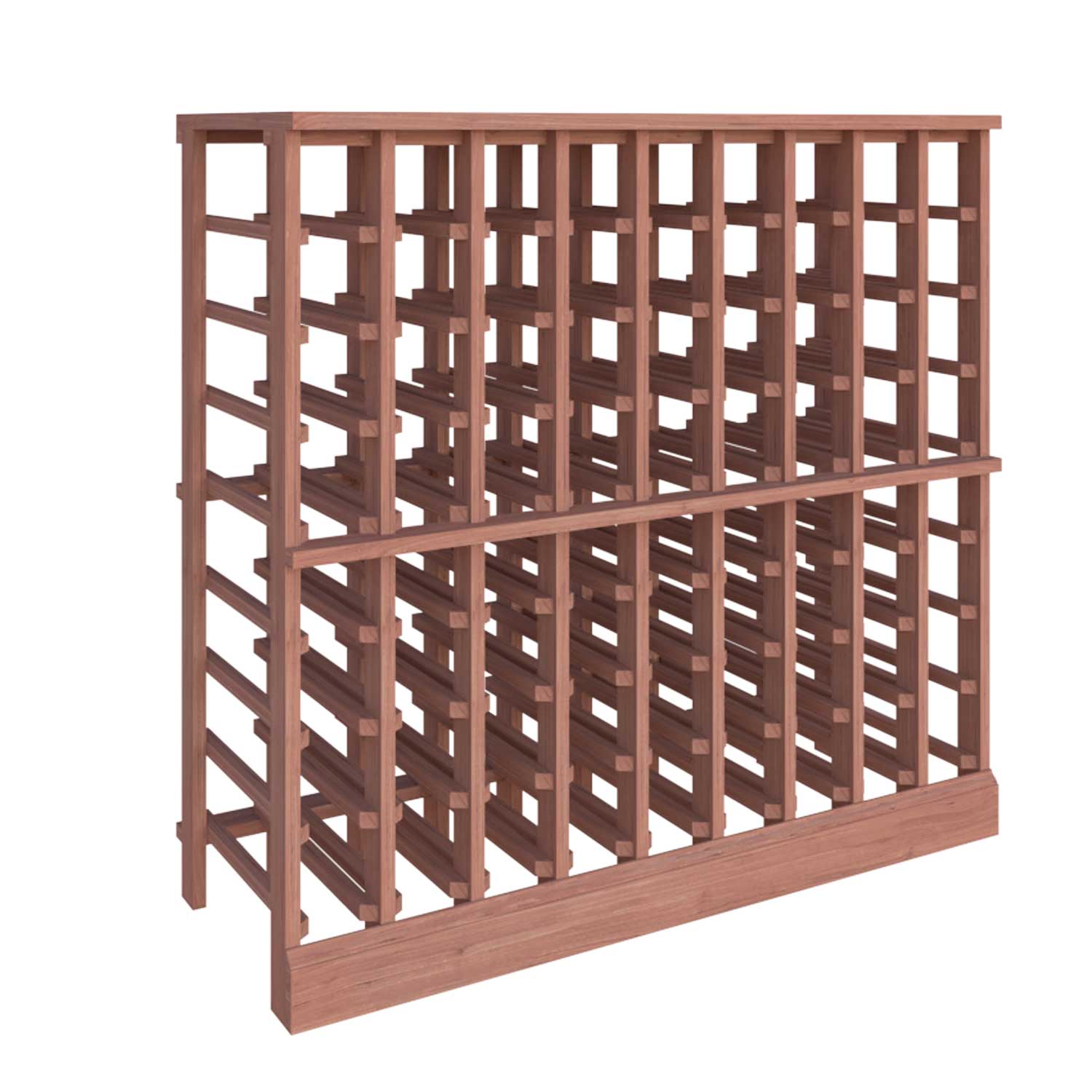 Premier Cru Wine Racks Half Height Standard (750ml) 9 Column - Premier Cru Premium Wooden Racking African Sapele