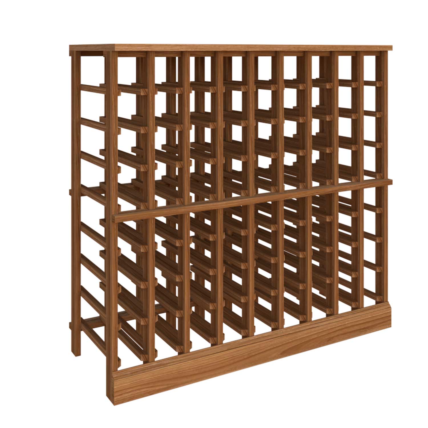 Premier Cru Wine Racks Half Height Standard (750ml) 9 Column - Premier Cru Premium Wooden Racking Canadian Toasted Maple