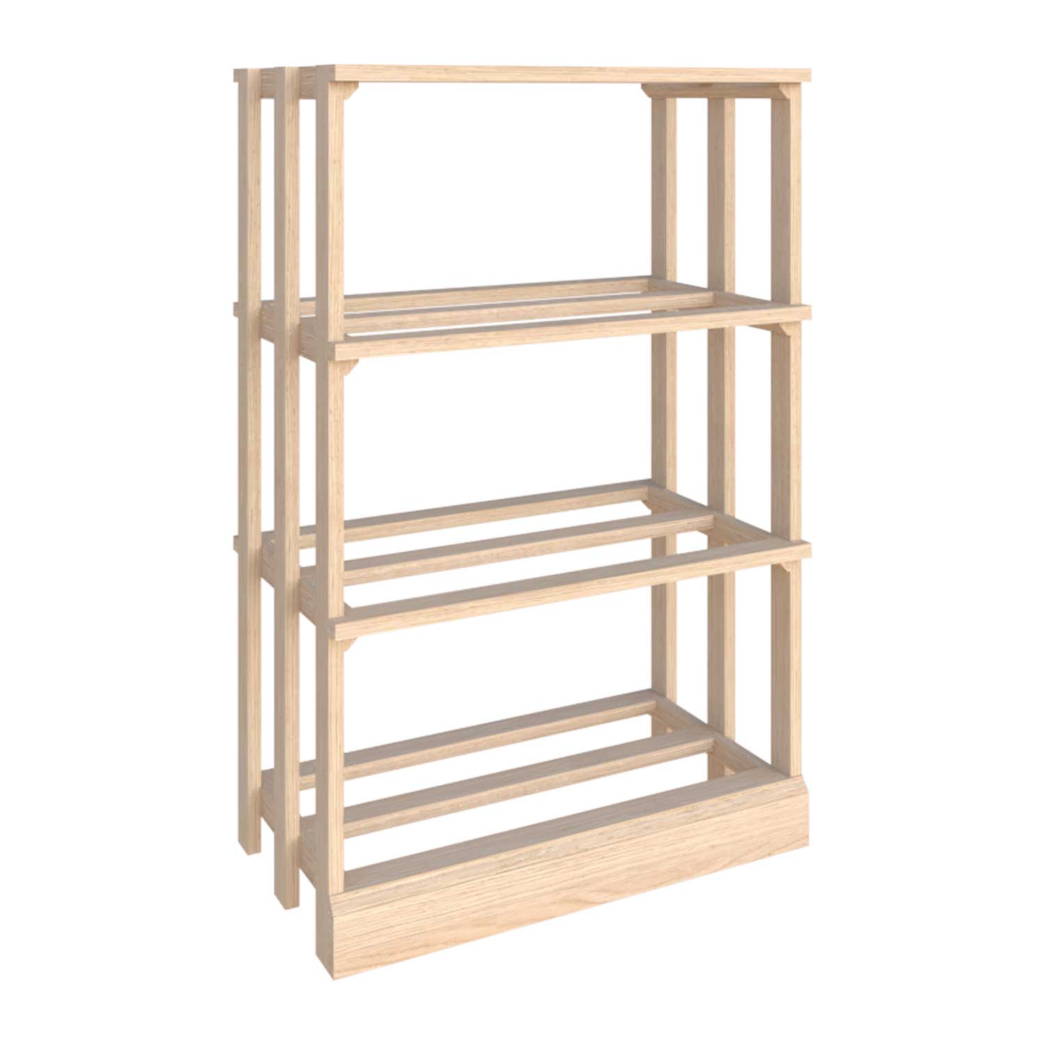 Half Height Wood Case Premier Cru Premium Wooden Racking