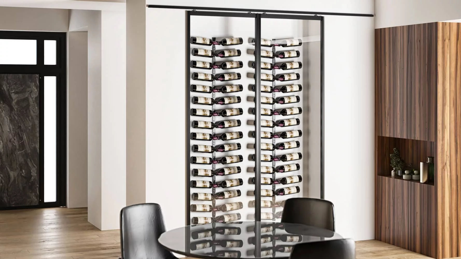 R Series Helix Dual 20 Wall Mounted Wine Rack Kit