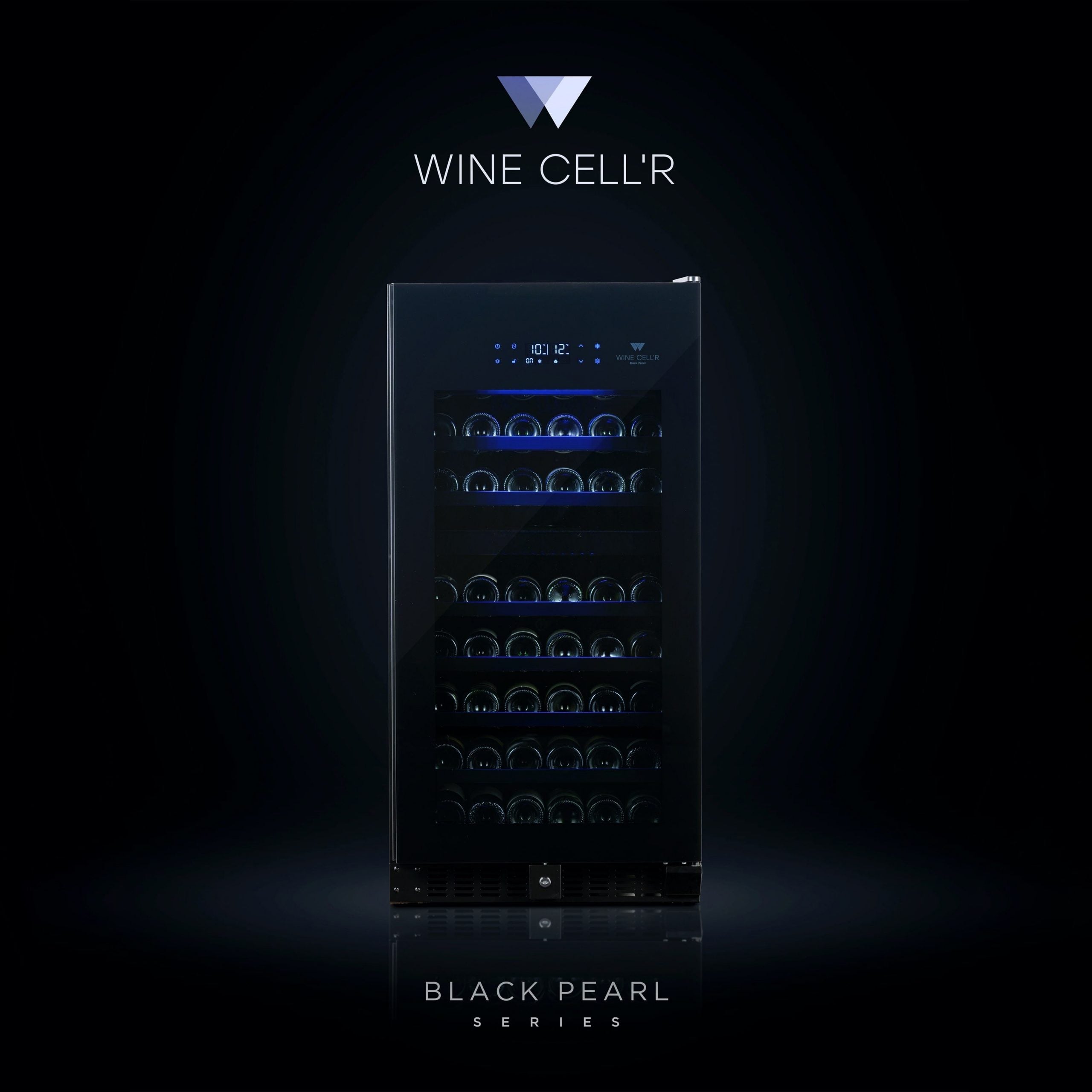 Wine Cell'R Wine CellR Black Pearl Dual Zone 89 Bottle