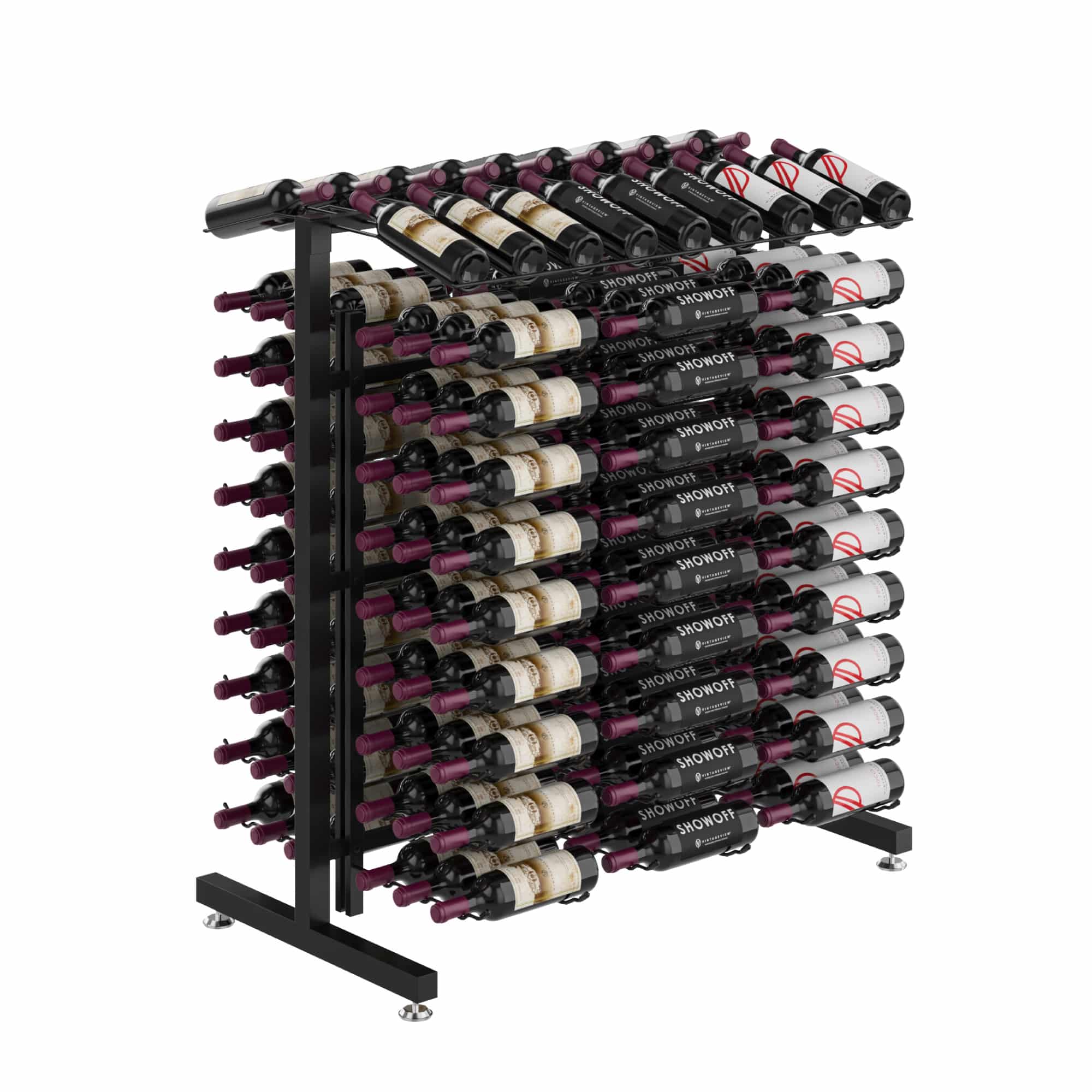 VintageView IDR 3ft Base Wine Rack Matte Black