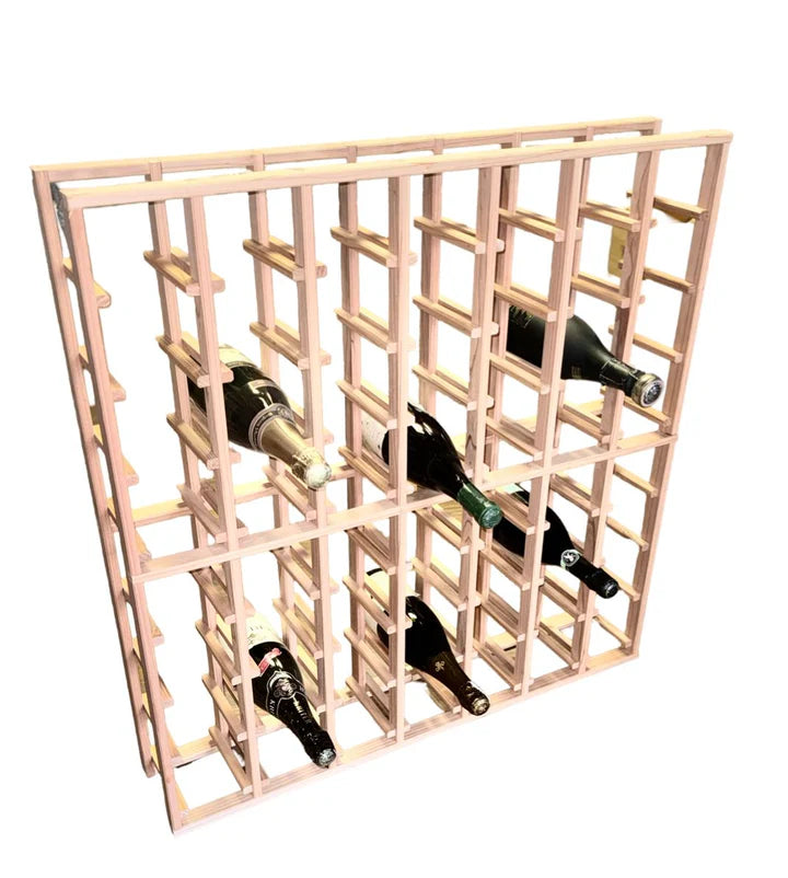 Modular Redwood Wine Racking INDIVIDUAL 7 COLUMN (MAGNUM BOTTLES)