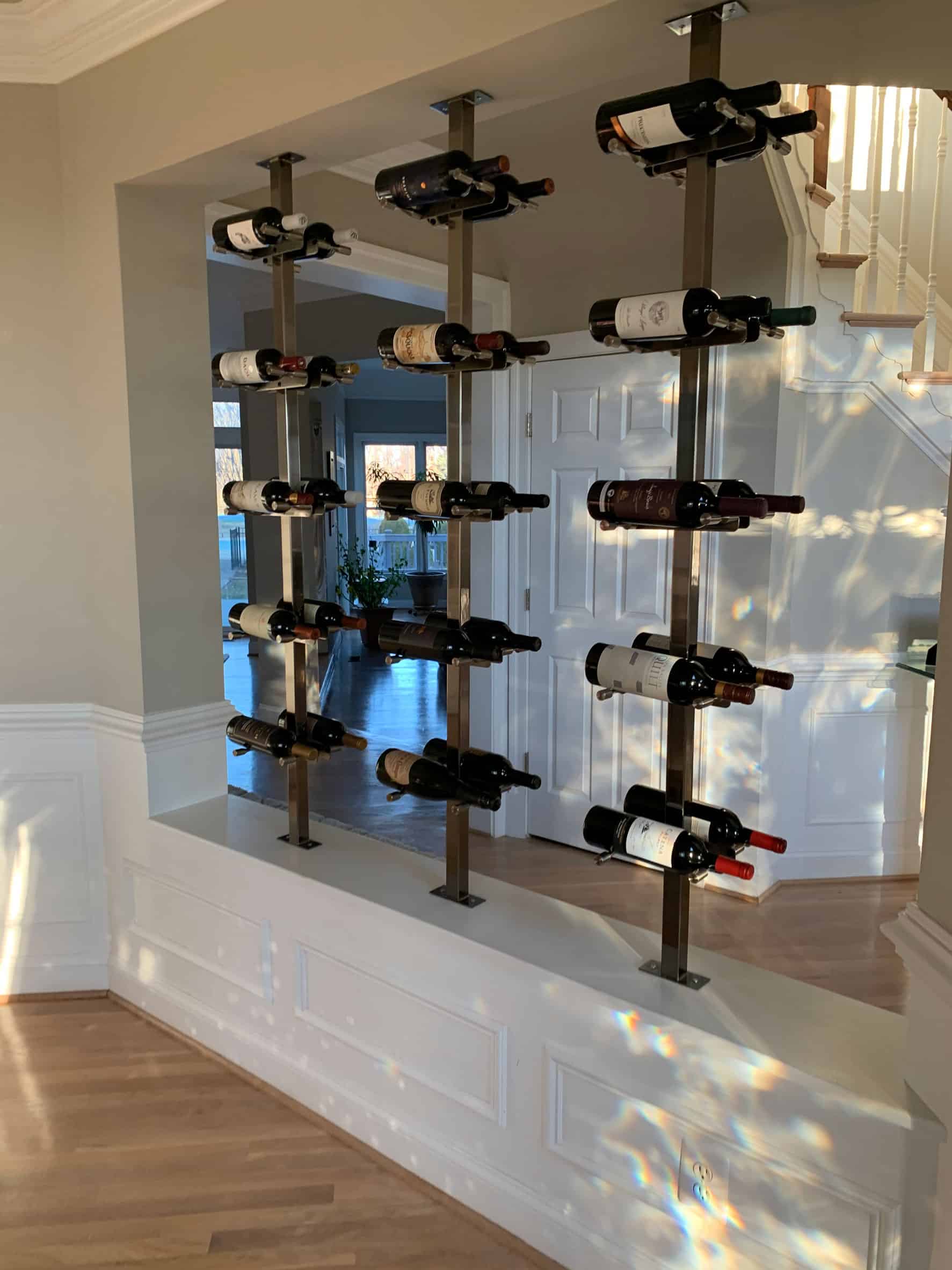 VintageView Vino Series Post (floating wine rack system support)