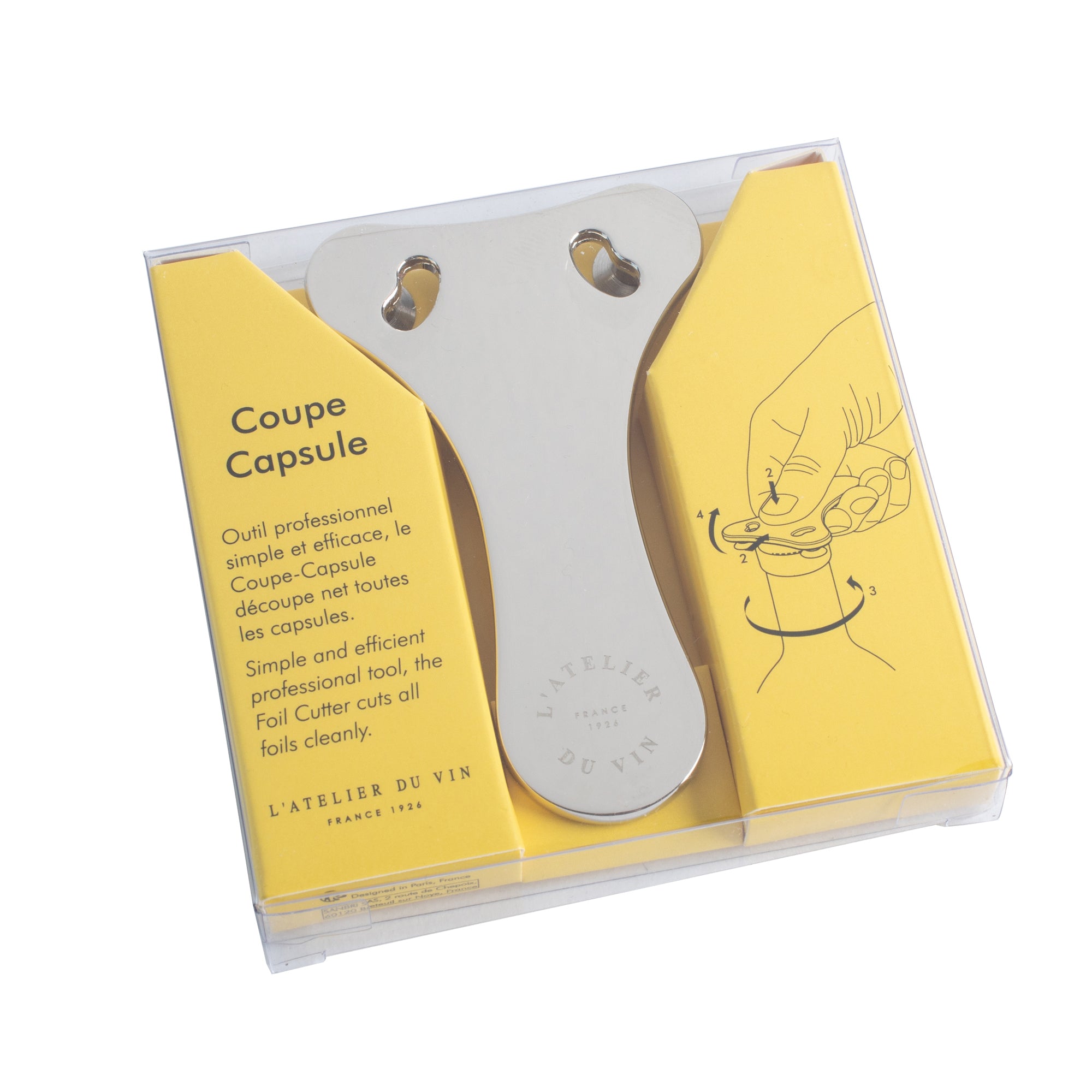 L'Atelier du Vin Chromed Metal Foil Cutter