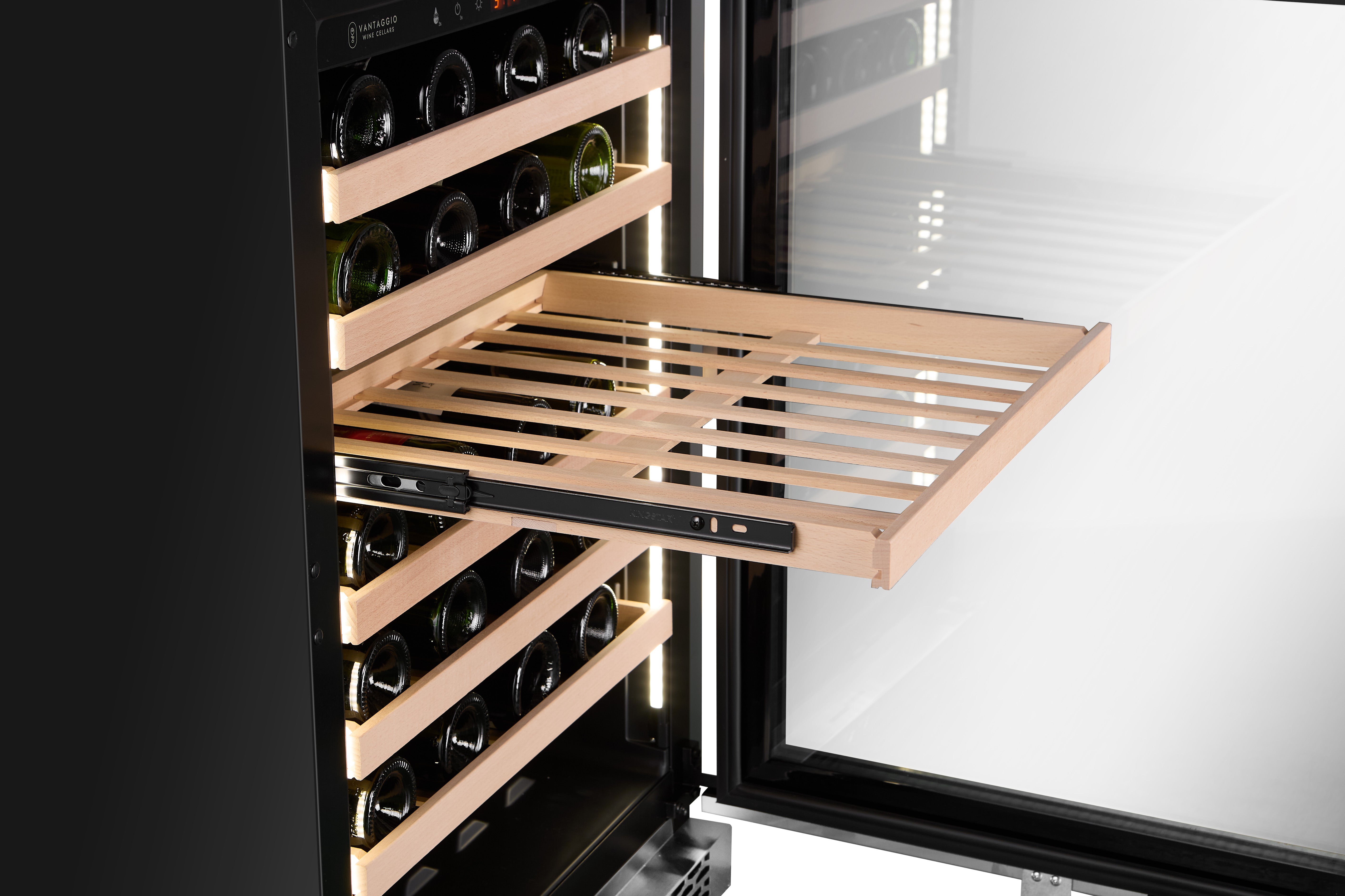 Vantaggio Wine Cellars Vantaggio V54 Single Zone Stainless Steel Wine Cabinet