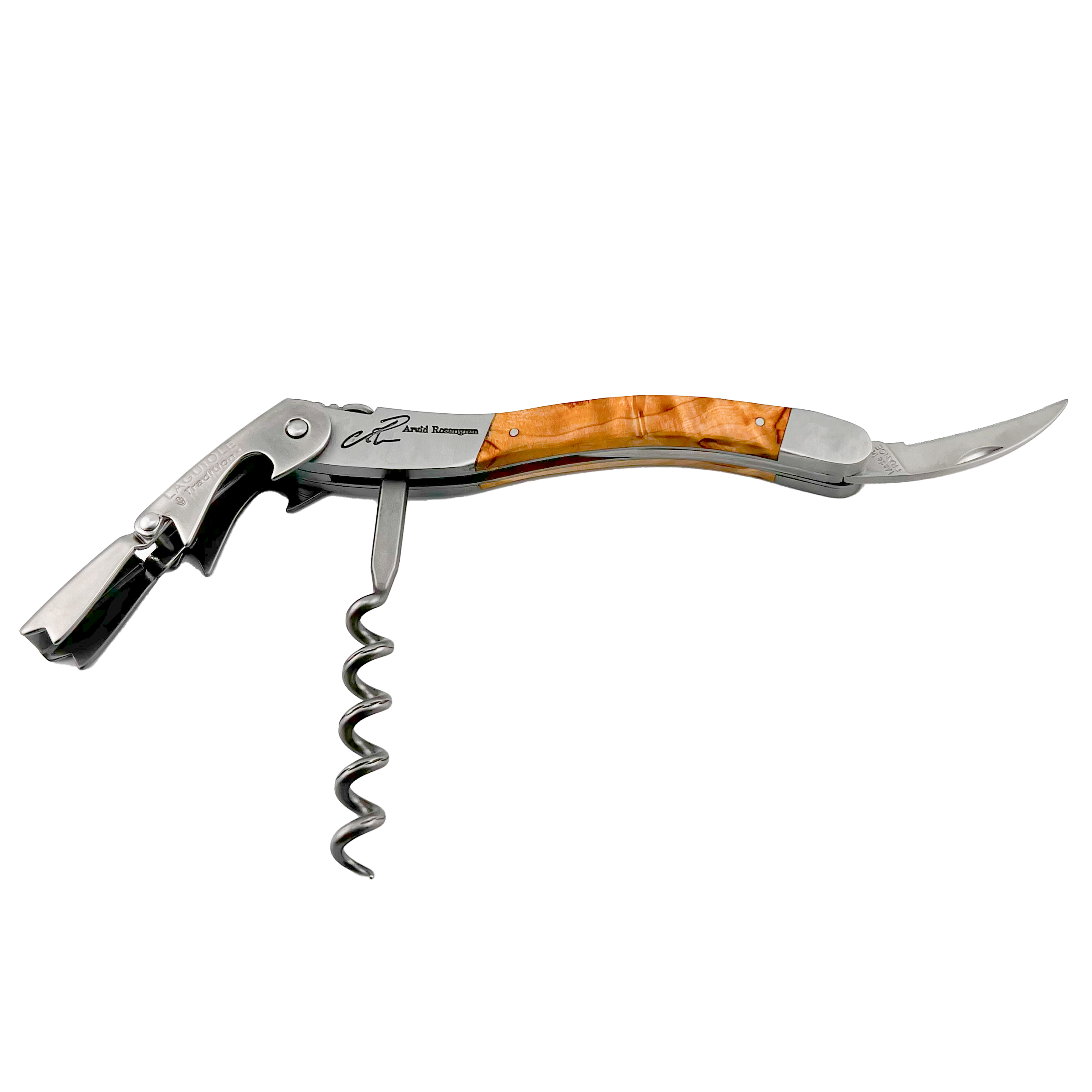 Laguiole Arvid Rosengren Curly Birchwood Handle