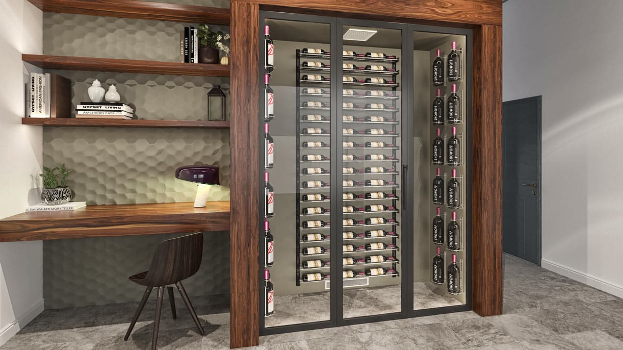 W Series Perch 750ML - 1.5L (vertical wall mounted wine rack for standard bottles)