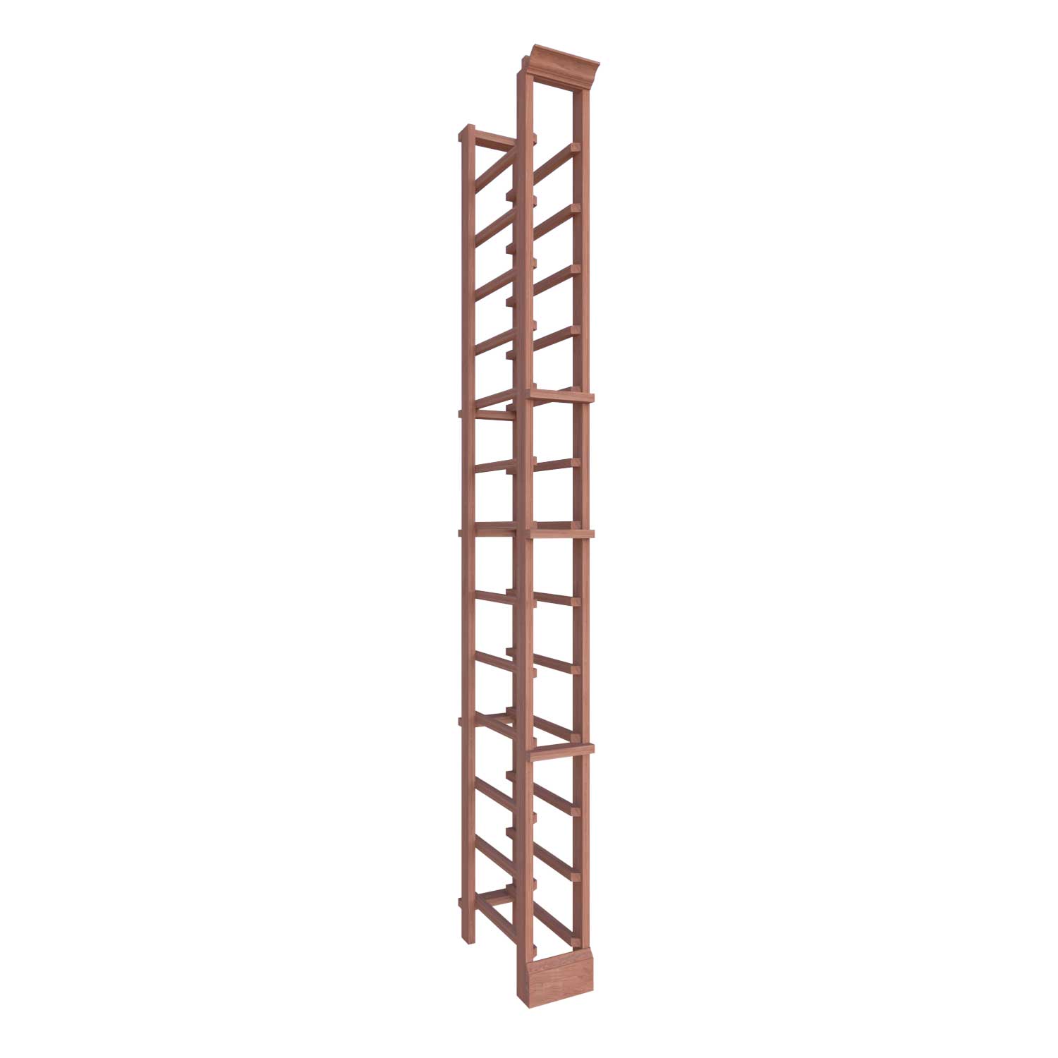 Premier Cru Wine Racks Full Height Magnum (1.5L) Single Column - Premier Cru Premium Wooden Racking African Sapele