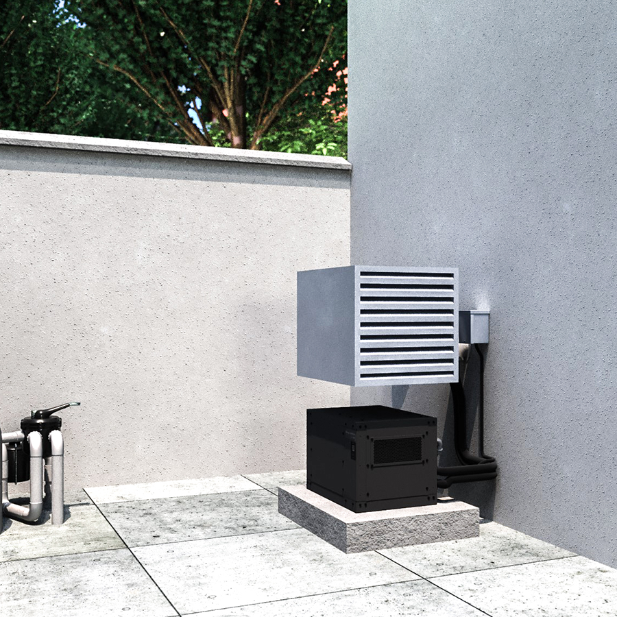 WhisperKOOL 8000 Wall-Mounted Platinum Split Wine Cellar Cooling System