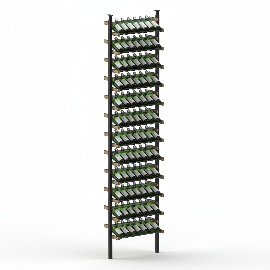 Premier Cru Wine Racks Premier Cru Modern - Display - Double Wide (29 1/2" Wide) - 1 Bottle Deep
