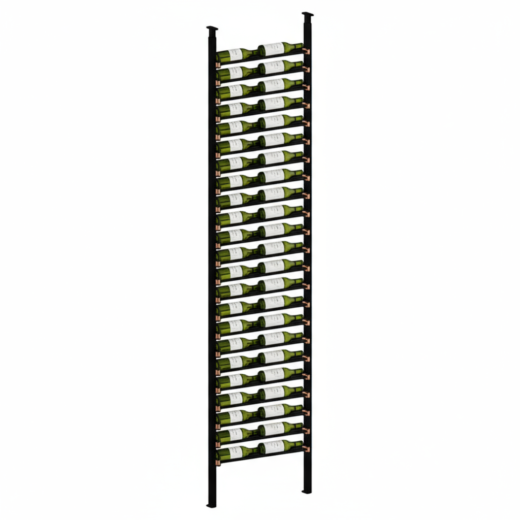 Premier Cru Wine Racks Premier Cru Modern - LableView - Double Wide (29 1/2" Wide) - 1 Bottle Deep