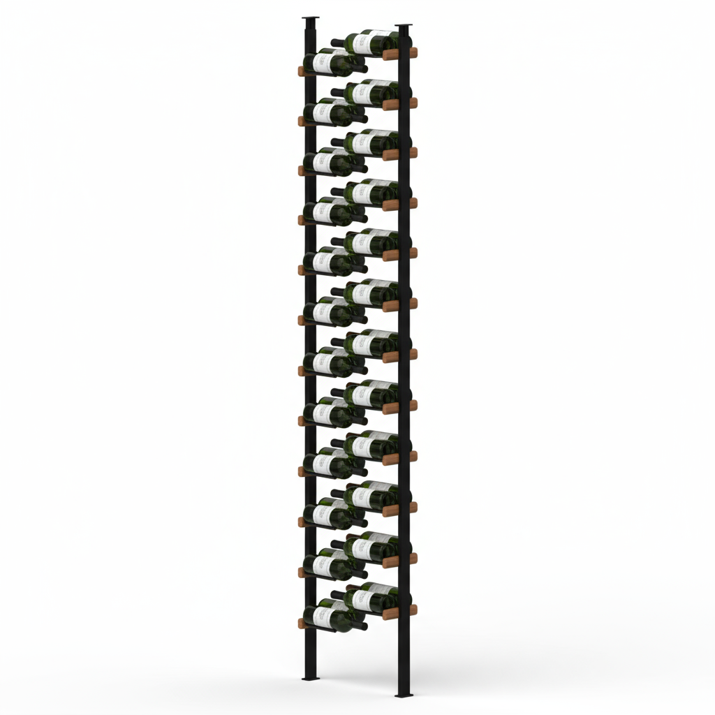 Premier Cru Wine Racks Premier Cru Modern - ZeroGravity - One Rack (40 3/4" Wide) - 2 Bottles Deep