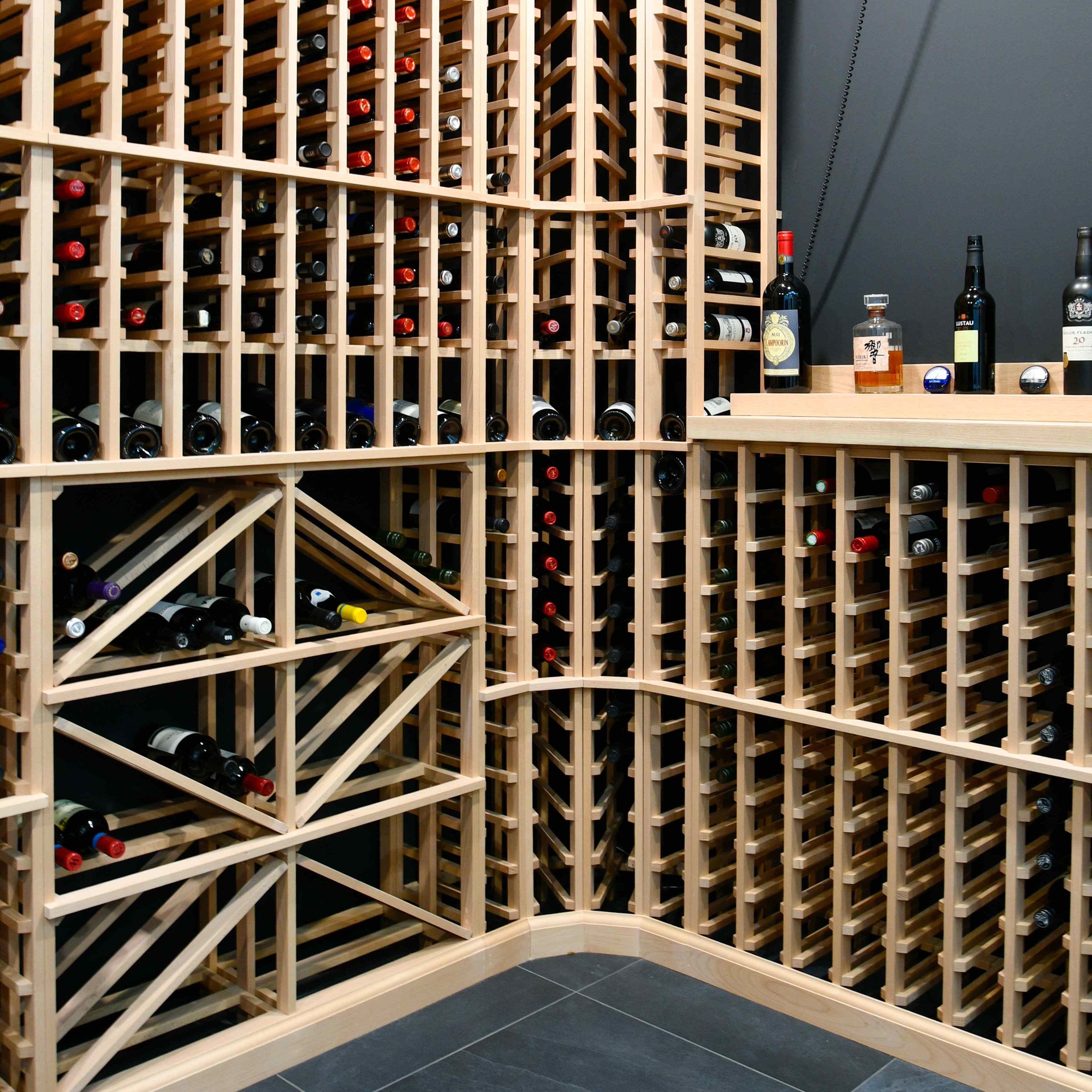 Premier Cru Wine Racks Premier Cru Trim Options - Extra Piece of Base 3¼” High for 6 and 7 Foot Racks