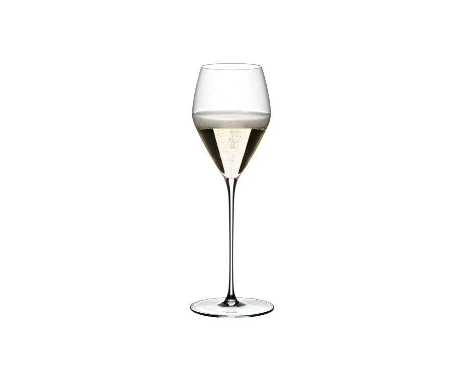 Rosehill Wine Cellars Modern Champagne Experience Set – RIEDEL Veloce Glasses + Capri Cooler with Stand