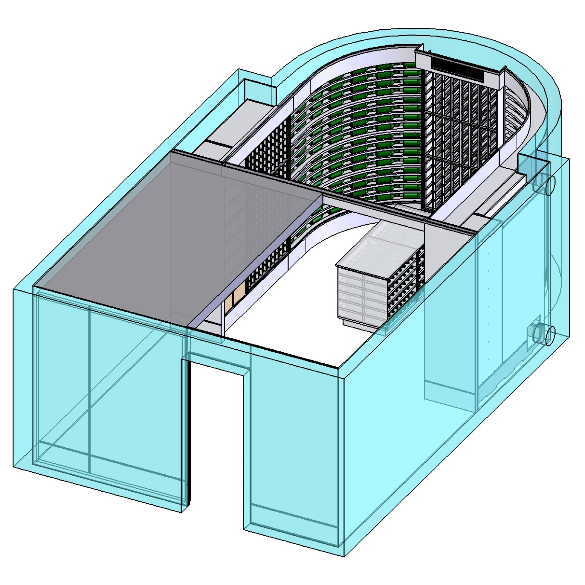 Custom designed wine cellar