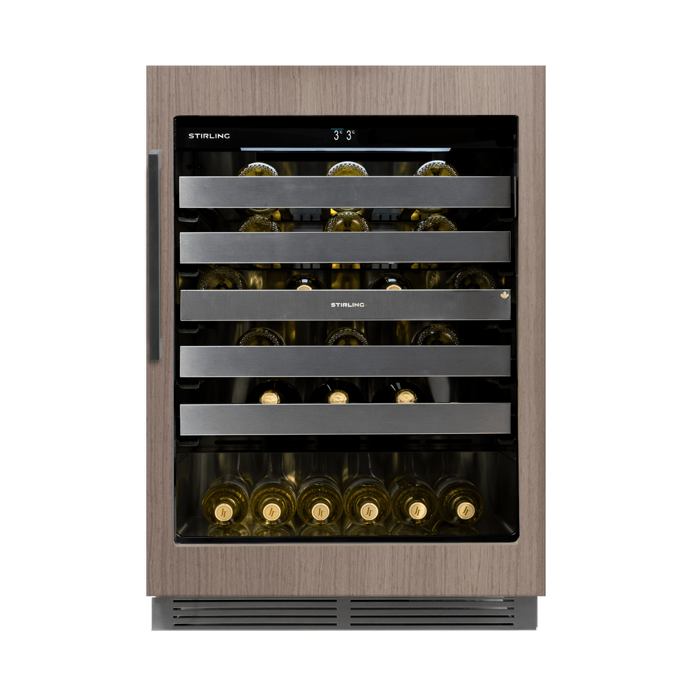S4-150SS/PANR : cave à vin à zone unique de 24" - fabriquée au Canada