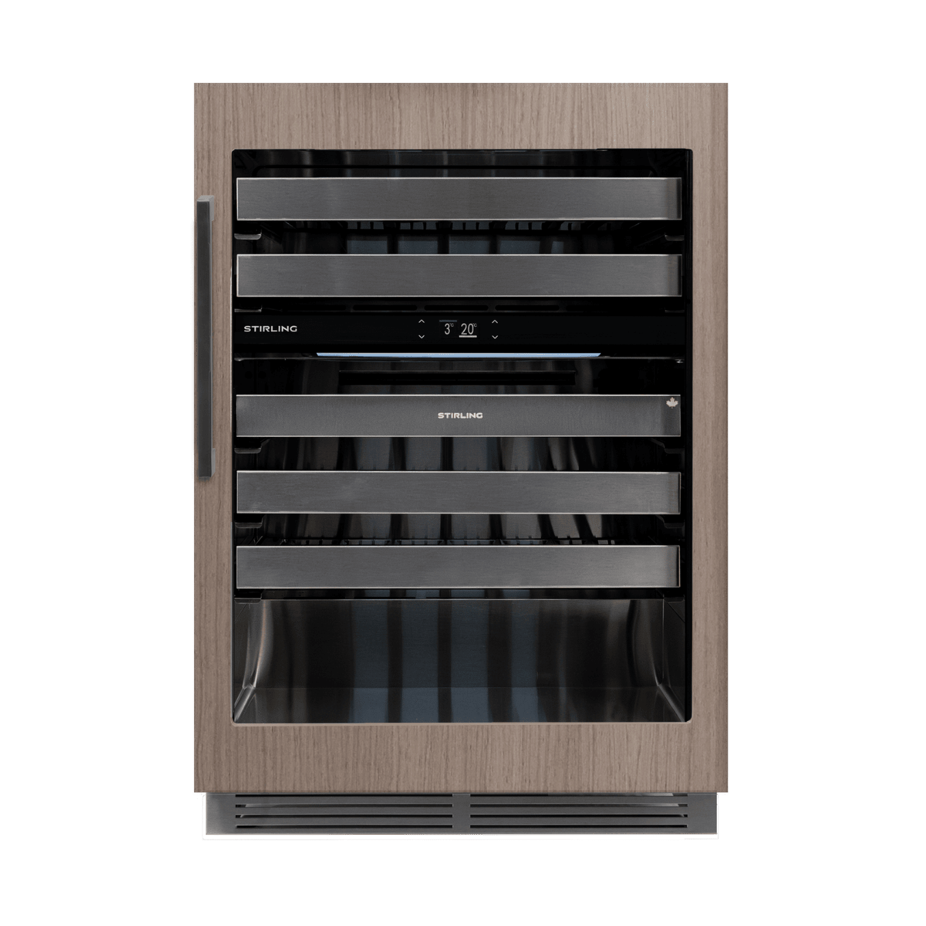S4-D200SS/PANR : cave à vin double zone 24" - fabriquée au Canada