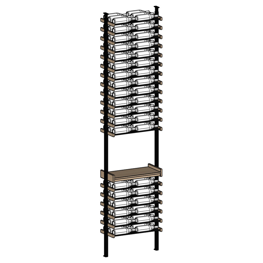 Premier Cru Wine Racks Premier Cru Modern - Savour - Double Wide (29 1/2" Wide) - 3 Bottles Deep