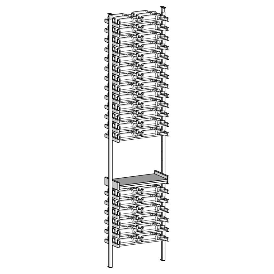 Premier Cru Wine Racks Premier Cru Modern - Savour - Double Wide (29 1/2" Wide) - 3 Bottles Deep