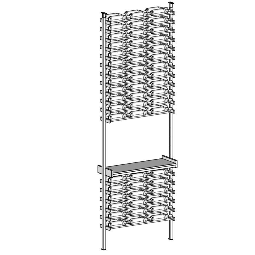 Premier Cru Wine Racks Premier Cru Modern - Savour - Triple Wide (41 1/2" Wide) - 2 Bottles Deep
