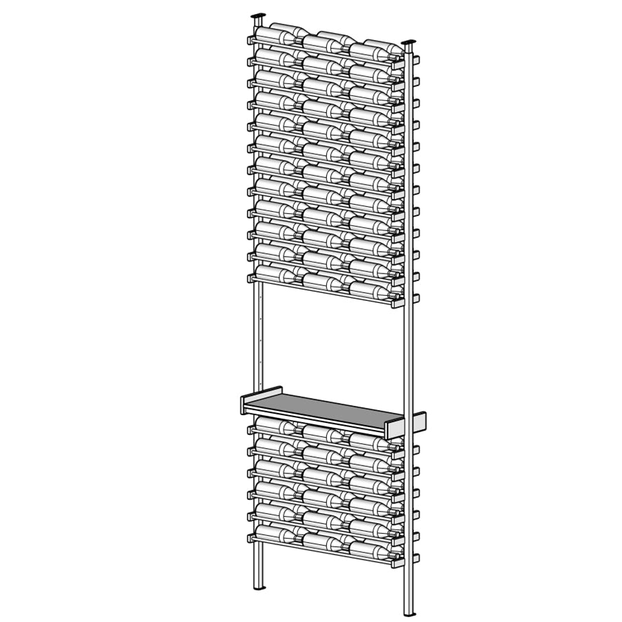 Premier Cru Wine Racks Premier Cru Modern - Savour - Triple Wide (41 1/2" Wide) - 2 Bottles Deep
