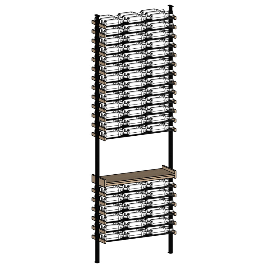Premier Cru Wine Racks Premier Cru Modern - Savour - Triple Wide (41 1/2" Wide) - 3 Bottles Deep