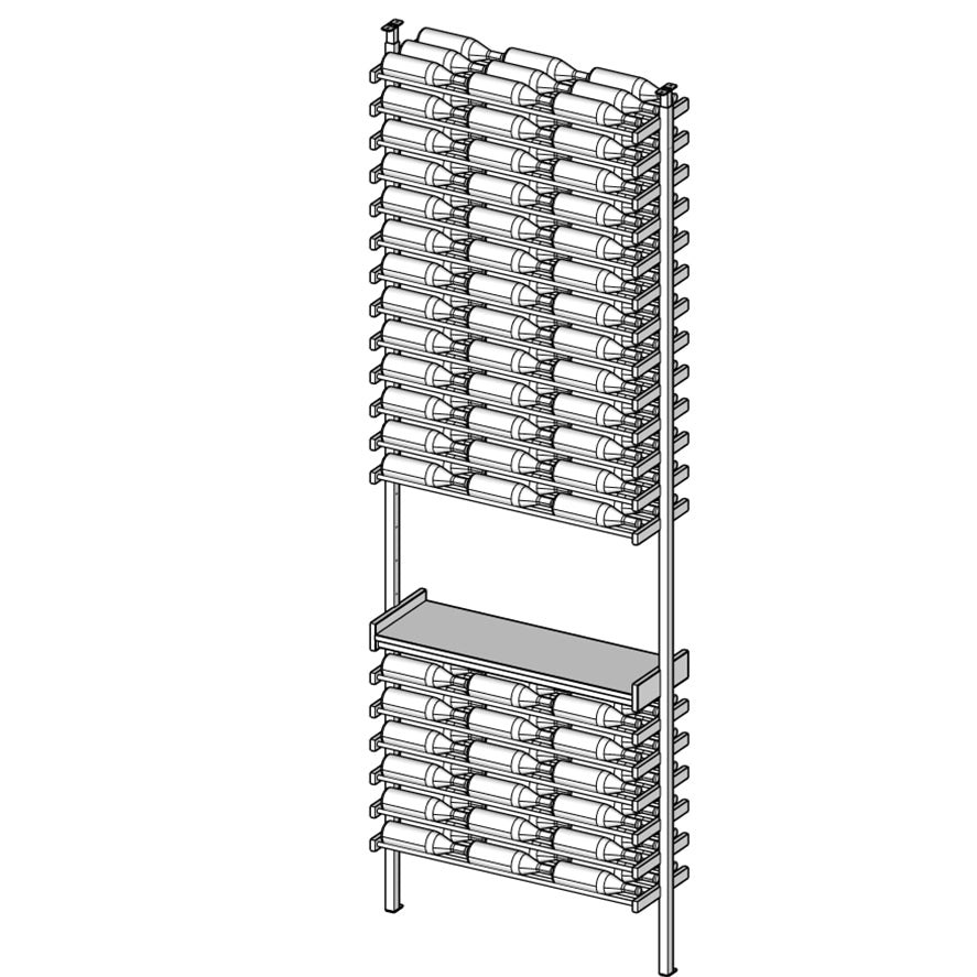 Premier Cru Wine Racks Premier Cru Modern - Savour - Triple Wide (41 1/2" Wide) - 3 Bottles Deep