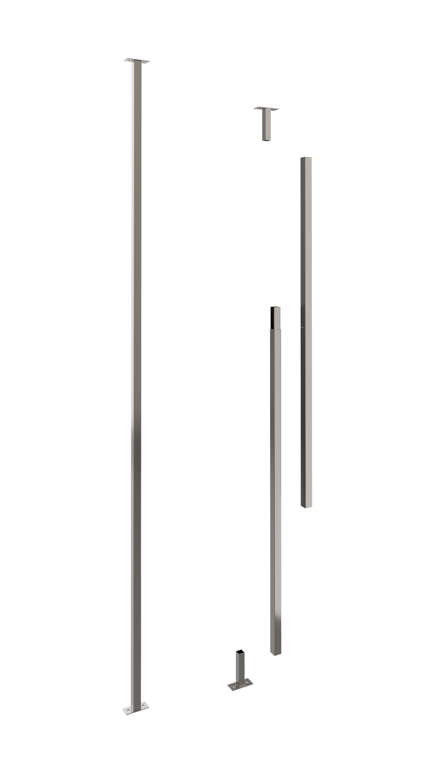 VintageView Vino Series Post (floating wine rack system support)