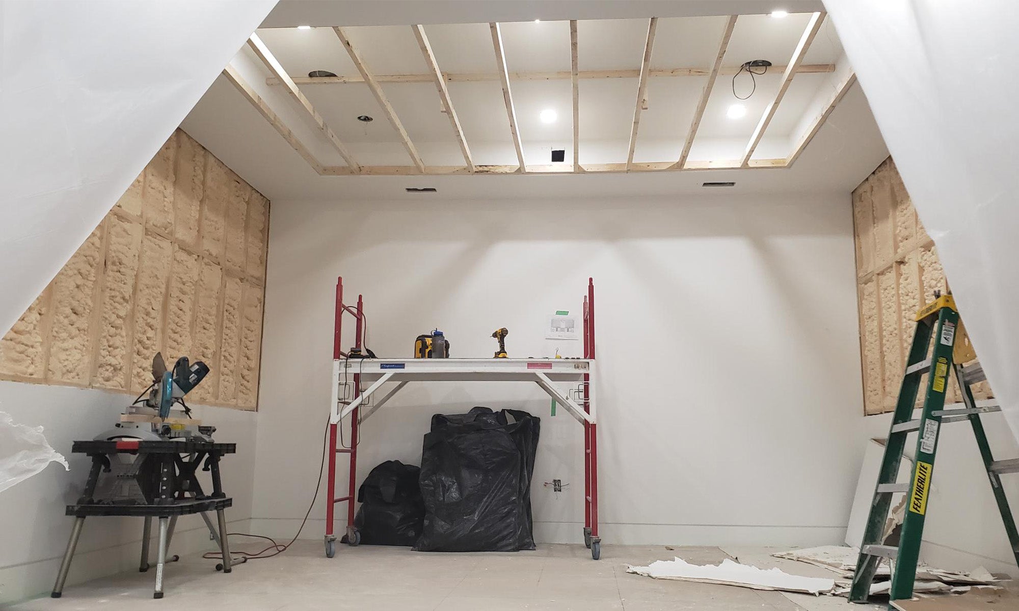 Room before installing wine cellar