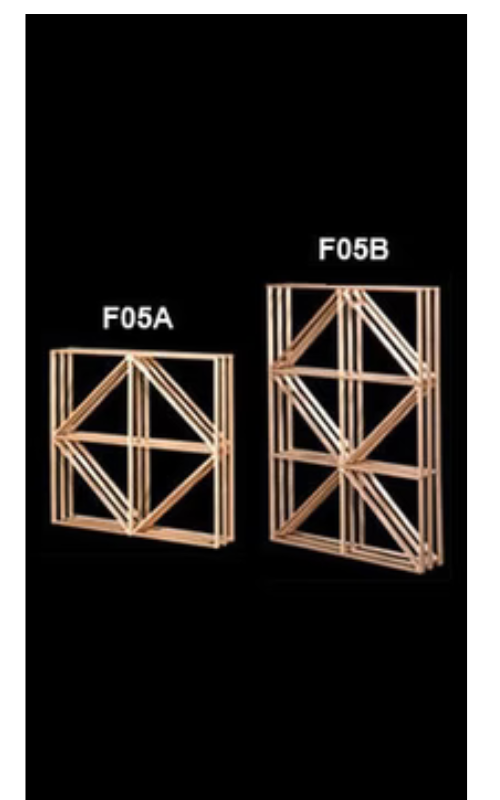 F05 Diamond Wood Wine Rack