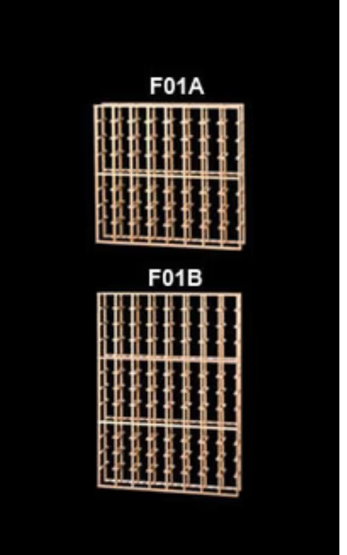 F01 Individual Bottle 8 Column Wine Rack