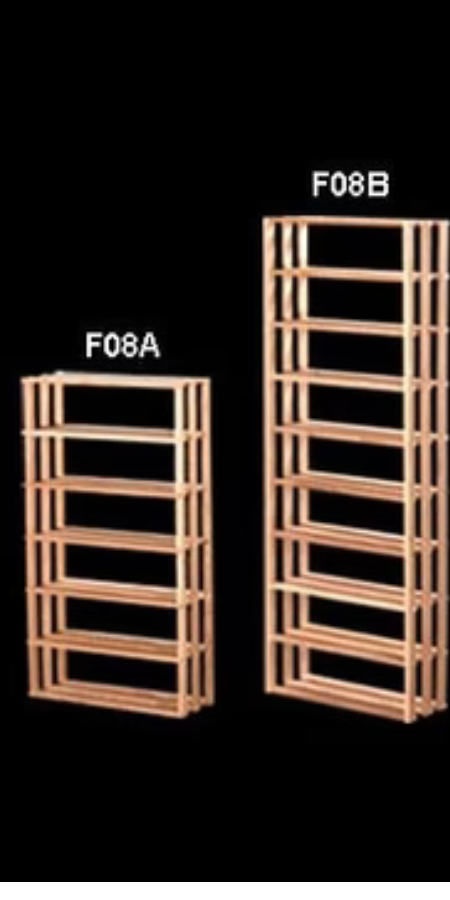 Modular Redwood Wine Racking F08 Champagne/Magnum Bin