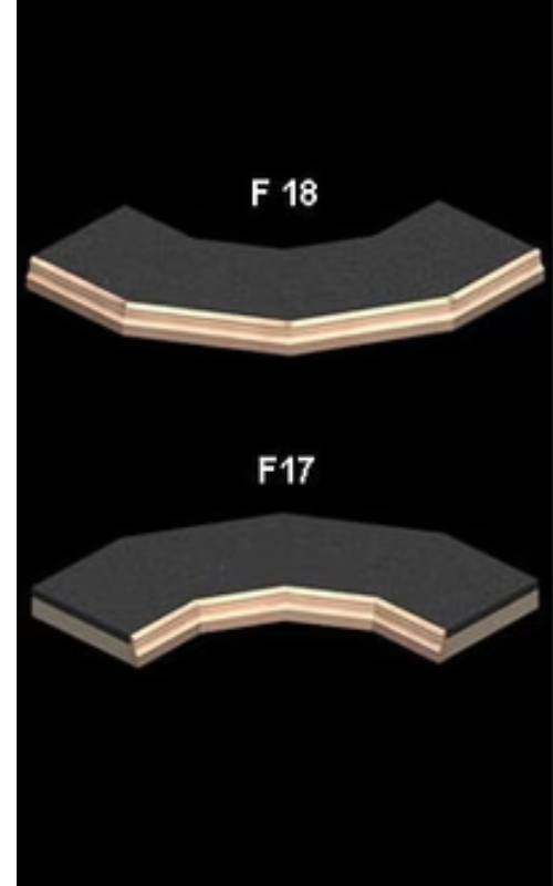 F17 & 18 Curved Base / Crown & Molding