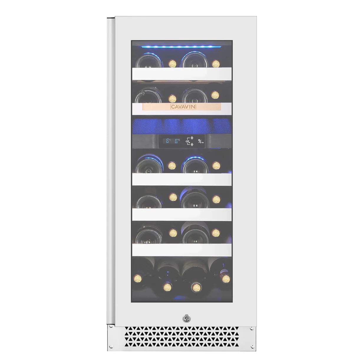 Cavavin Cavavin Vinoa 24 Bottle Dual Zone Wine Cellar White Glass Door