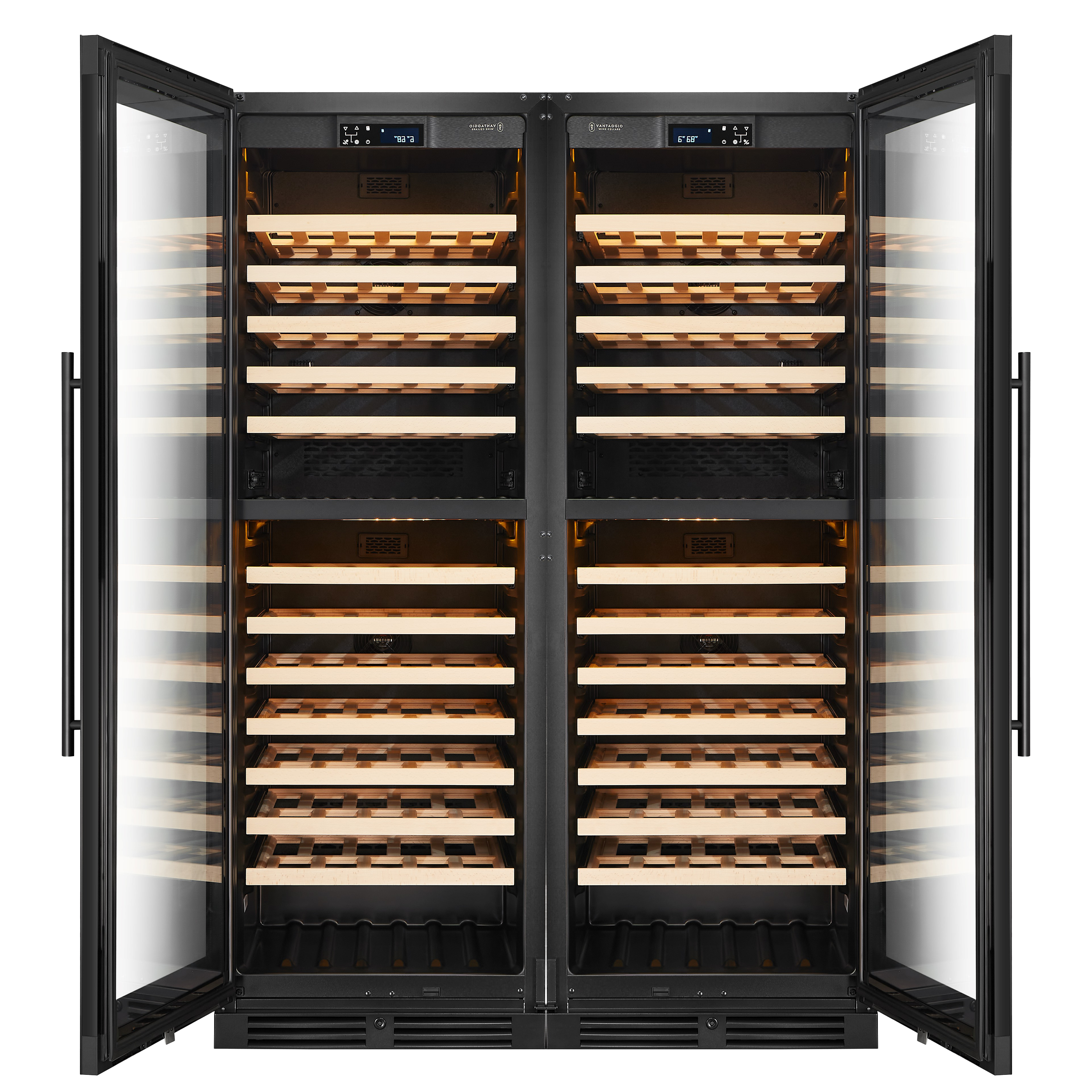 Vantaggio Wine Cellars V164 Dual Zone Wine Cabinet Doppio