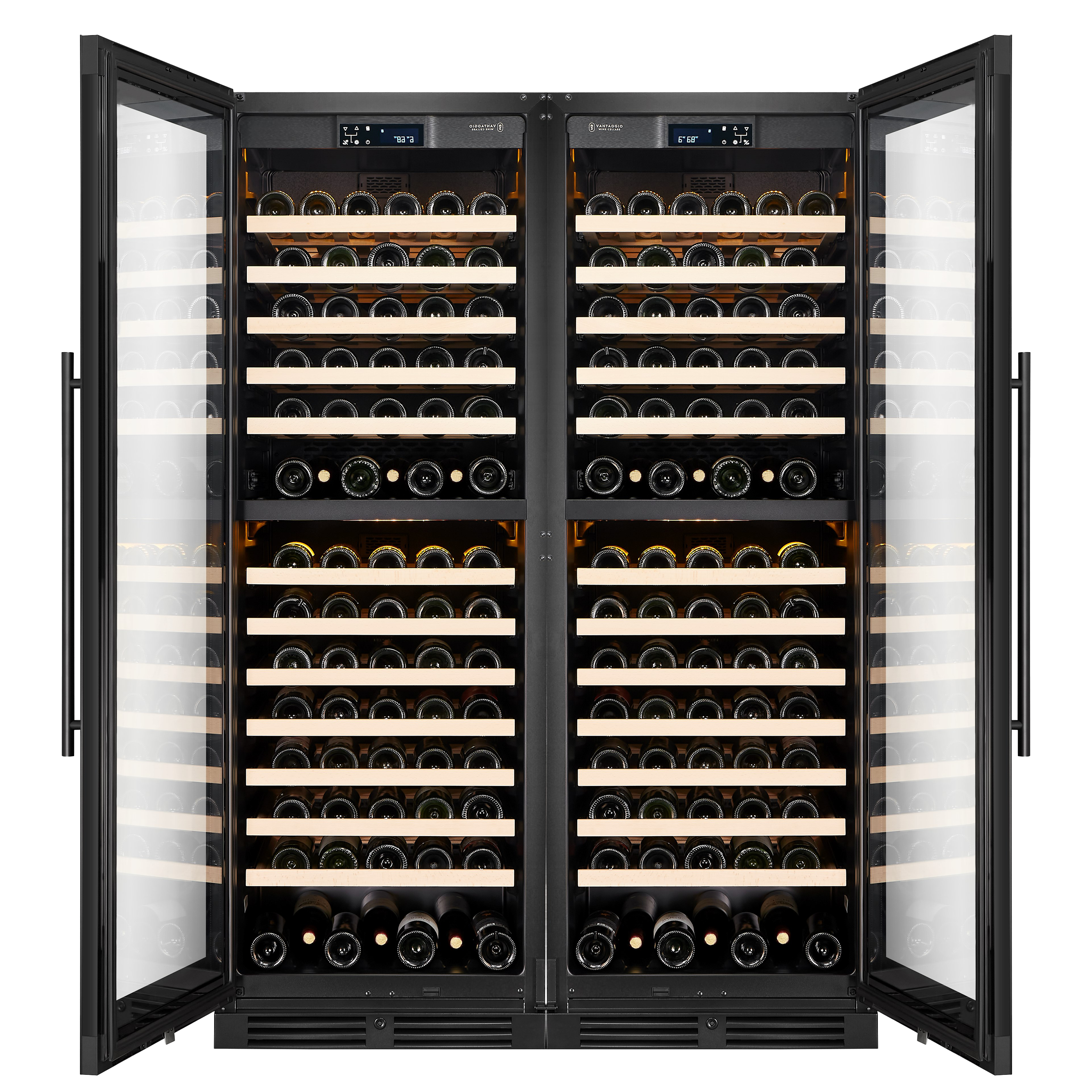 Vantaggio Wine Cellars V164 Dual Zone Wine Cabinet Doppio