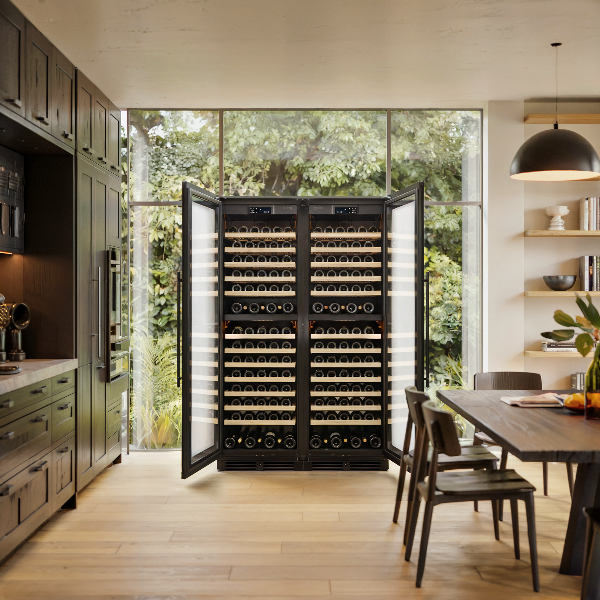 V164 Dual Zone Wine Cabinet Duo