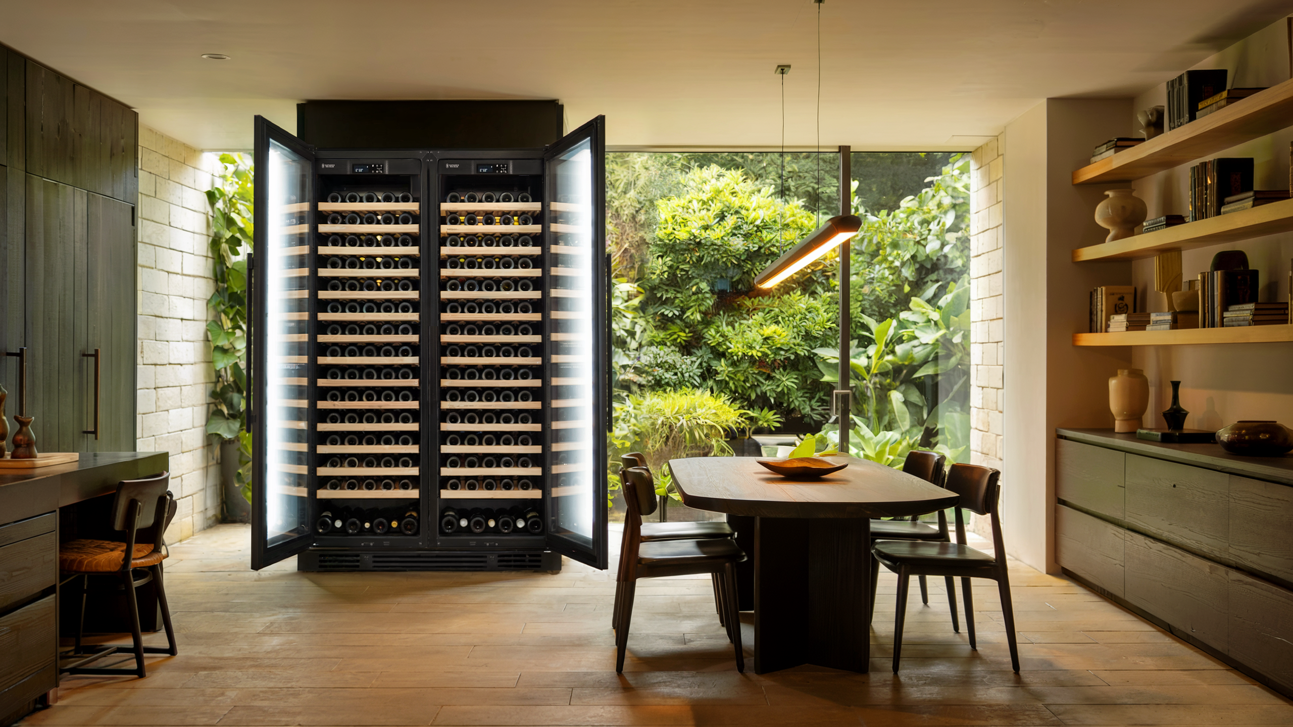 V164 Single Zone Wine Cabinet Duo