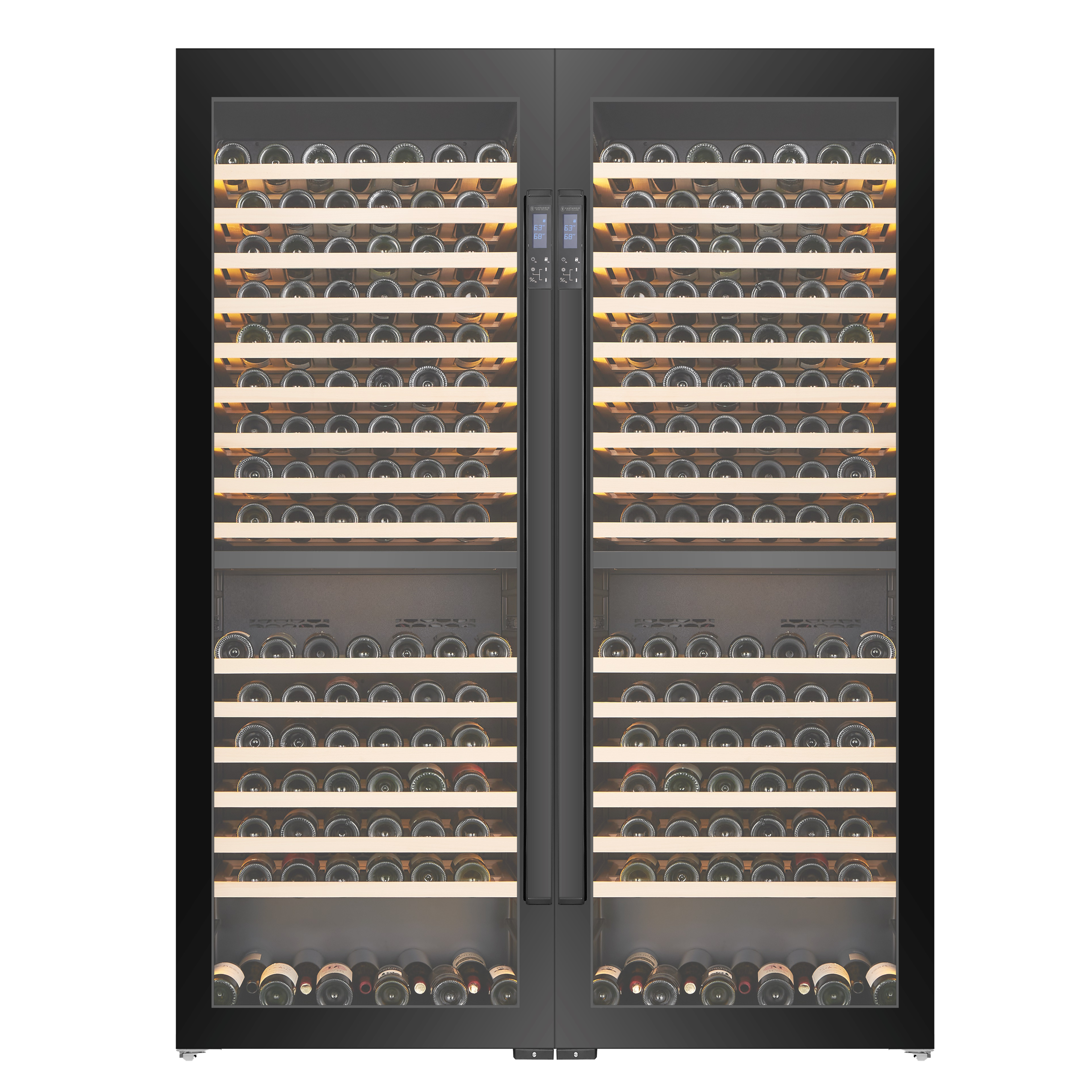 Vantaggio Wine Cellars V300 Dual Zone Wine Cabinet Duo