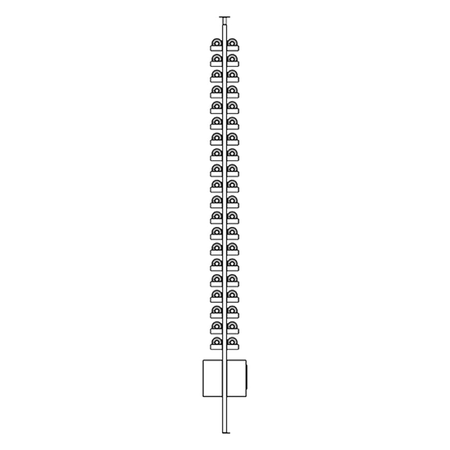 Premier Cru Wine Racks Premier Cru Modern - VinoCase - Double Double Double (57 1/4" Wide) - 2 Bottles Deep