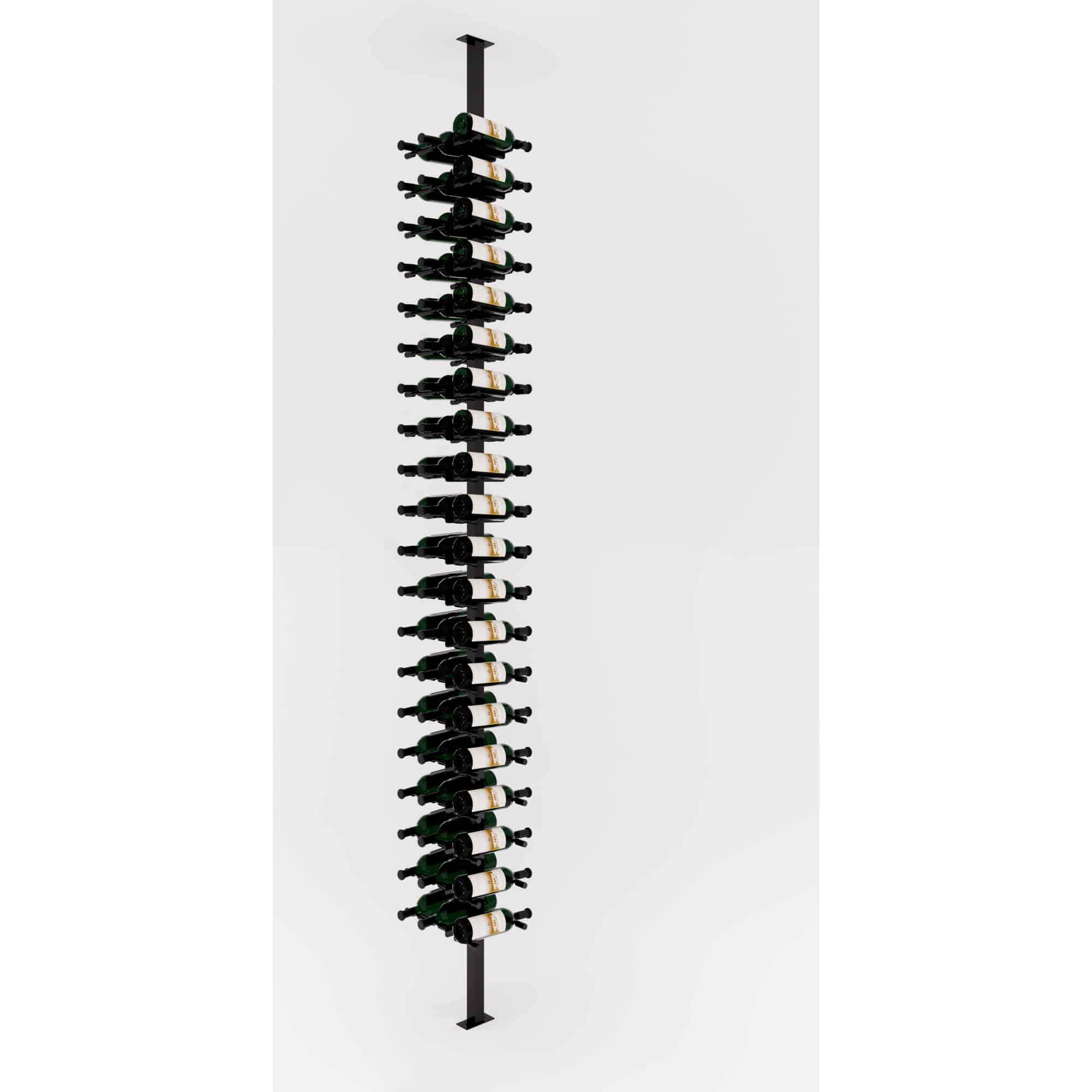 VintageView Vino Pins Double Sided Post Kit 10 (floor-to-ceiling wine rack system) Gloss Black