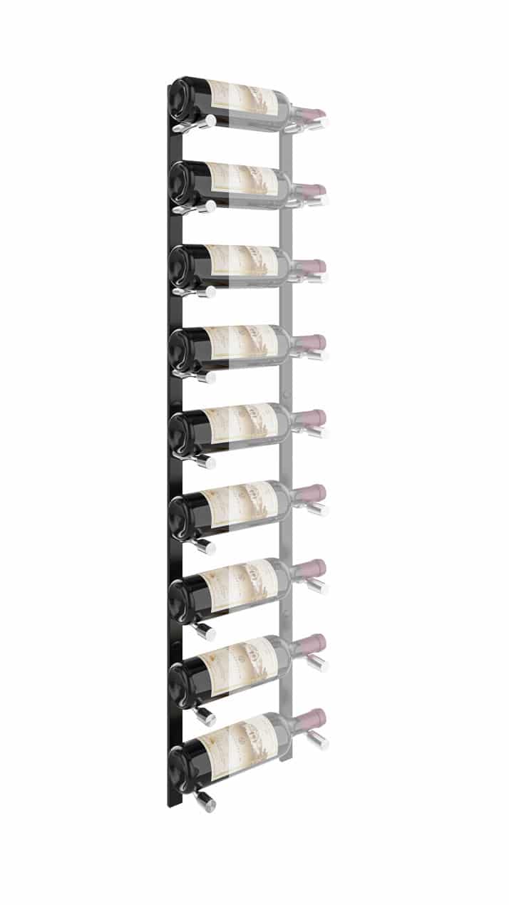VintageView Vino Pins Flex 45 Mounting Strip (wall mounted metal wine rack system component)